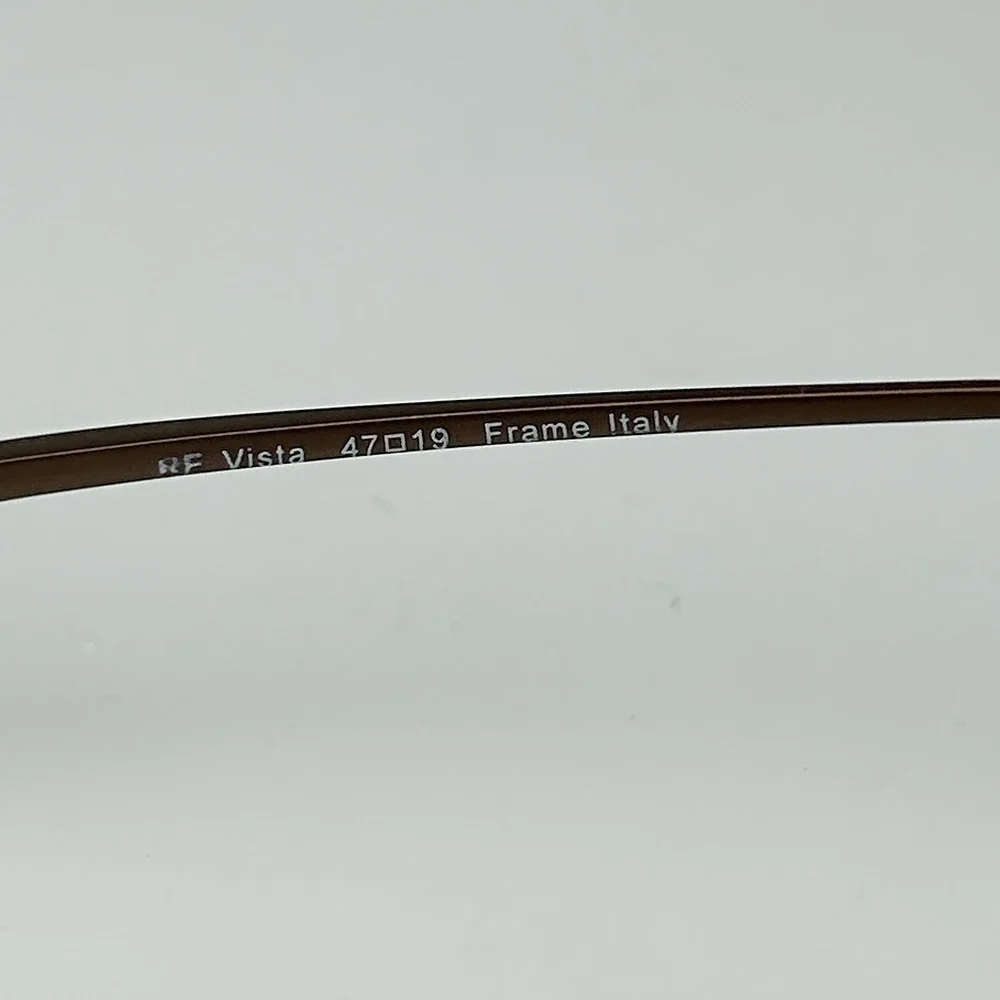 Randolph RE Vista Mens Eyeglasses Frame Brown Metal Full Rim 47-19-145 mm